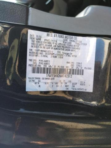 Photo 10 from auction – 2006 FORD FOCUS with VIN 1FAFP34N26W142312