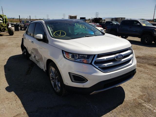 FORD EDGE TITAN 2015 with VIN 2FMPK3K88FBC34922 - Photo from auction