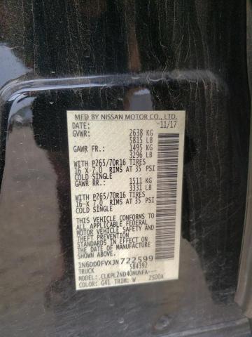 Photo 10 from auction – 2018 NISSAN FRONTIER S with VIN 1N6DD0FVXJN722599