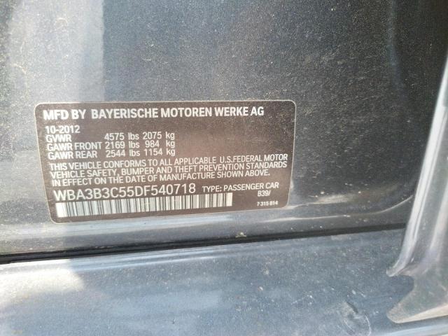 Photo 10 from auction – 2013 BMW 328 XI with VIN WBA3B3C55DF540718