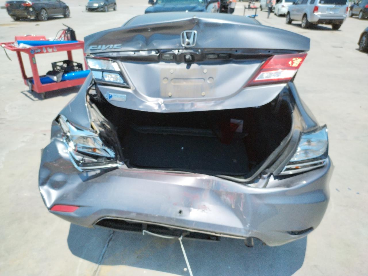 Photo 9 from auction – 2014 HONDA CIVIC EX with VIN 2HGFB2F81EH543987