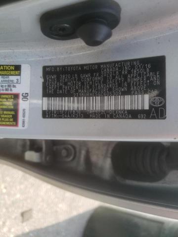 Photo 10 from auction – 2016 TOYOTA COROLLA L with VIN 2T1BURHE5GC605309