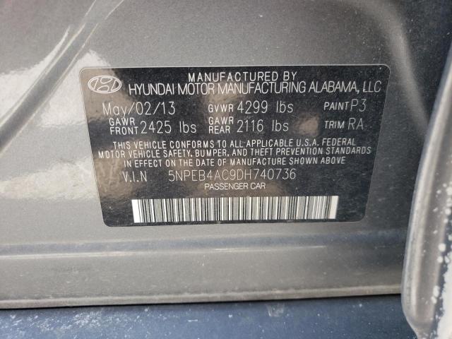 Photo 10 from auction – 2013 HYUNDAI SONATA GLS with VIN 5NPEB4AC9DH740736