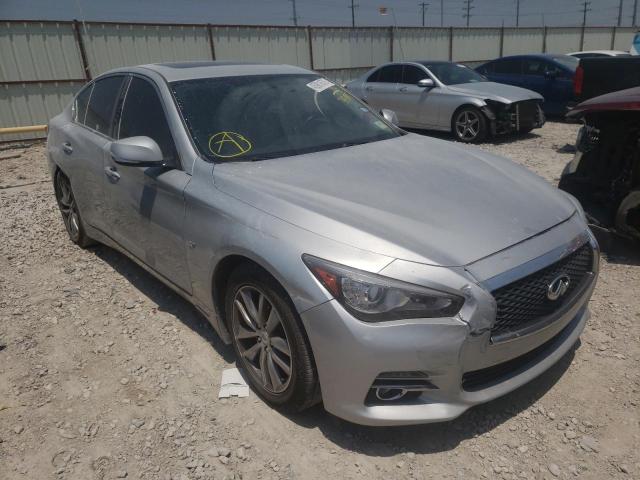 INFINITI Q50 BASE 2015 with VIN JN1BV7AP1FM343595 - Photo from auction