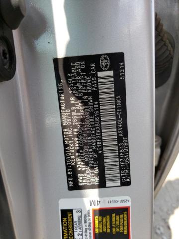 Photo 10 from auction – 2011 TOYOTA CAMRY BASE with VIN 4T1BF3EKXBU616184