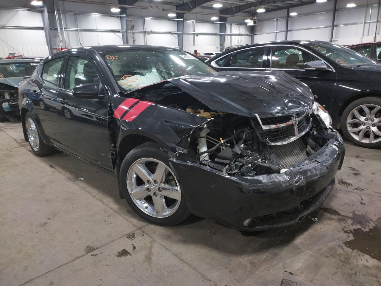 DODGE AVENGER R/ 2010 with VIN 1B3CC5FV3AN161808 - Photo from auction