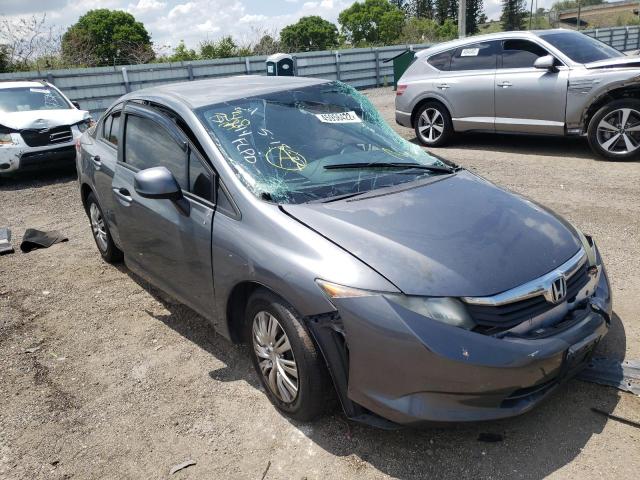 HONDA CIVIC LX 2012 with VIN 19XFB2F54CE353744 - Photo from auction