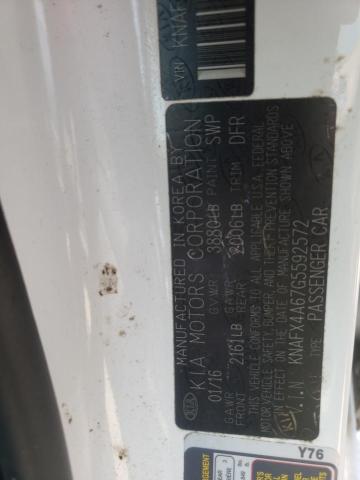 Фото 10 с аукциона – 2016 KIA FORTE LX с VIN KNAFX4A67G5592572