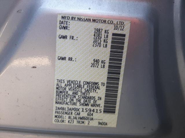 Photo 10 from auction – 2013 NISSAN ALTIMA 3.5 with VIN 1N4BL3AP0DC159415