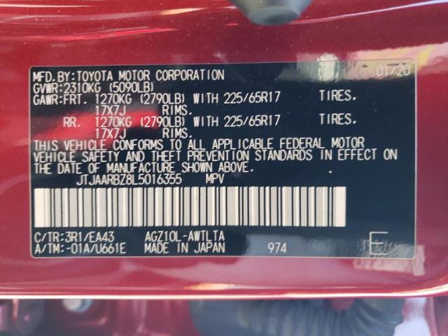 Photo 10 from auction – 2020 LEXUS NX 300 BAS with VIN JTJAARBZ8L5016355