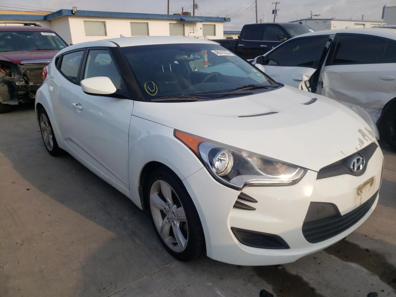 HYUNDAI VELOSTER 2014 with VIN KMHTC6AD9EU183774 - Photo from auction