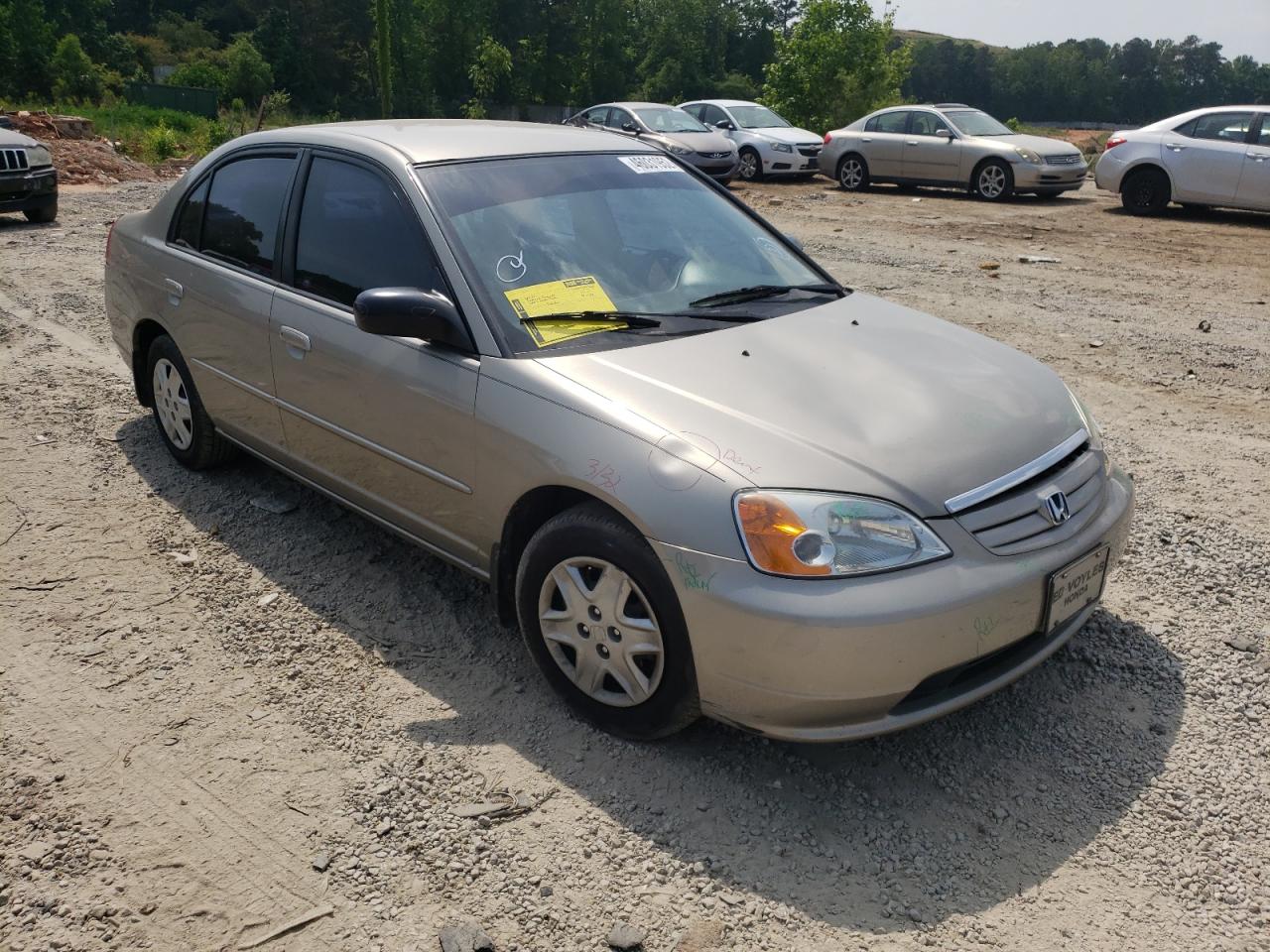 HONDA CIVIC LX 2003 with VIN 2HGES16523H623324 - Photo from auction