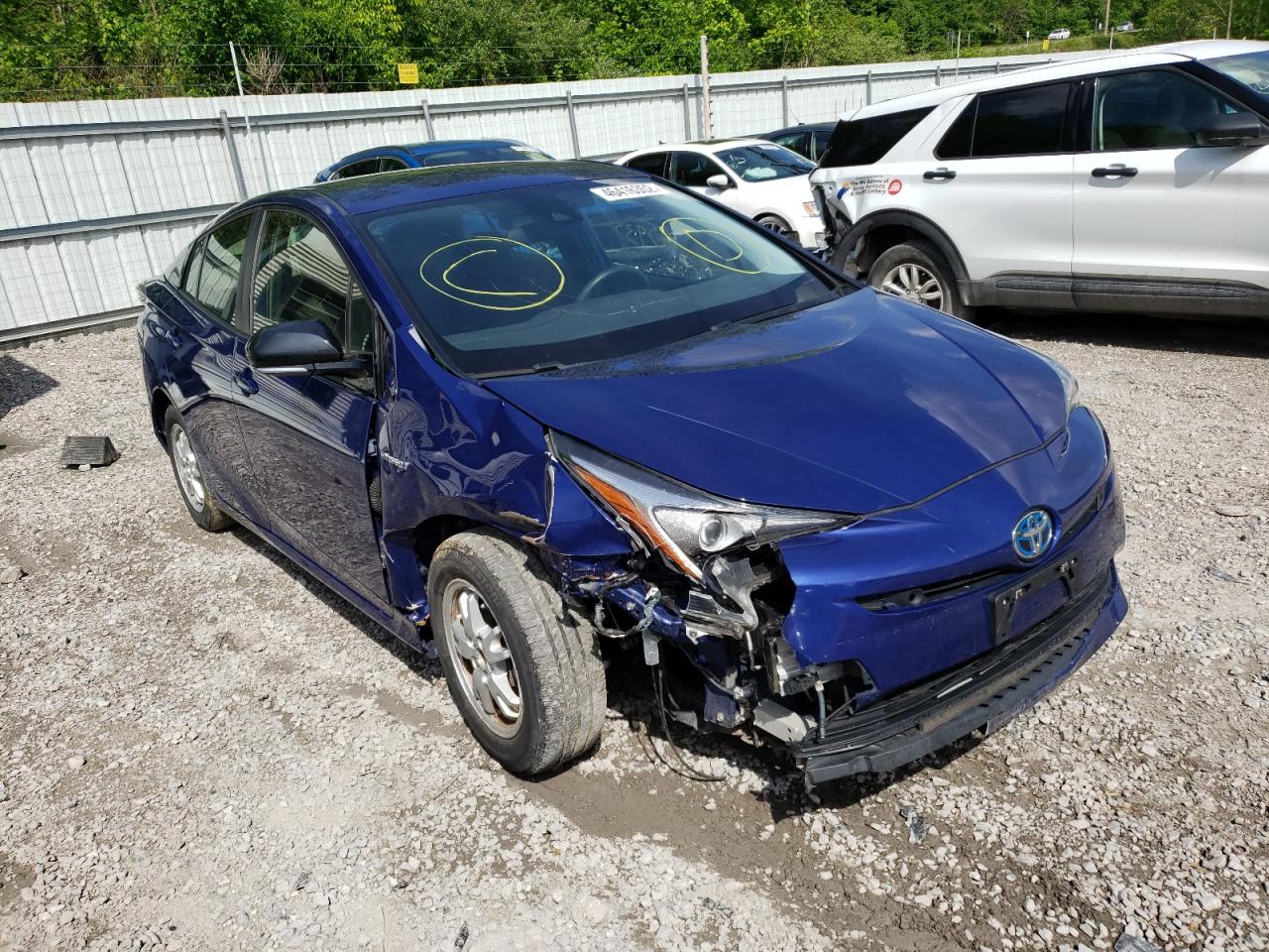 TOYOTA PRIUS 2017 with VIN JTDKBRFU7H3559394 - Photo from auction