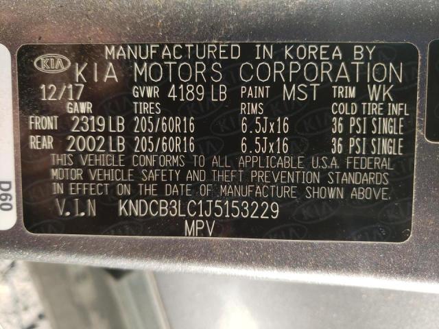 Photo 10 from auction – 2018 KIA NIRO FE with VIN KNDCB3LC1J5153229
