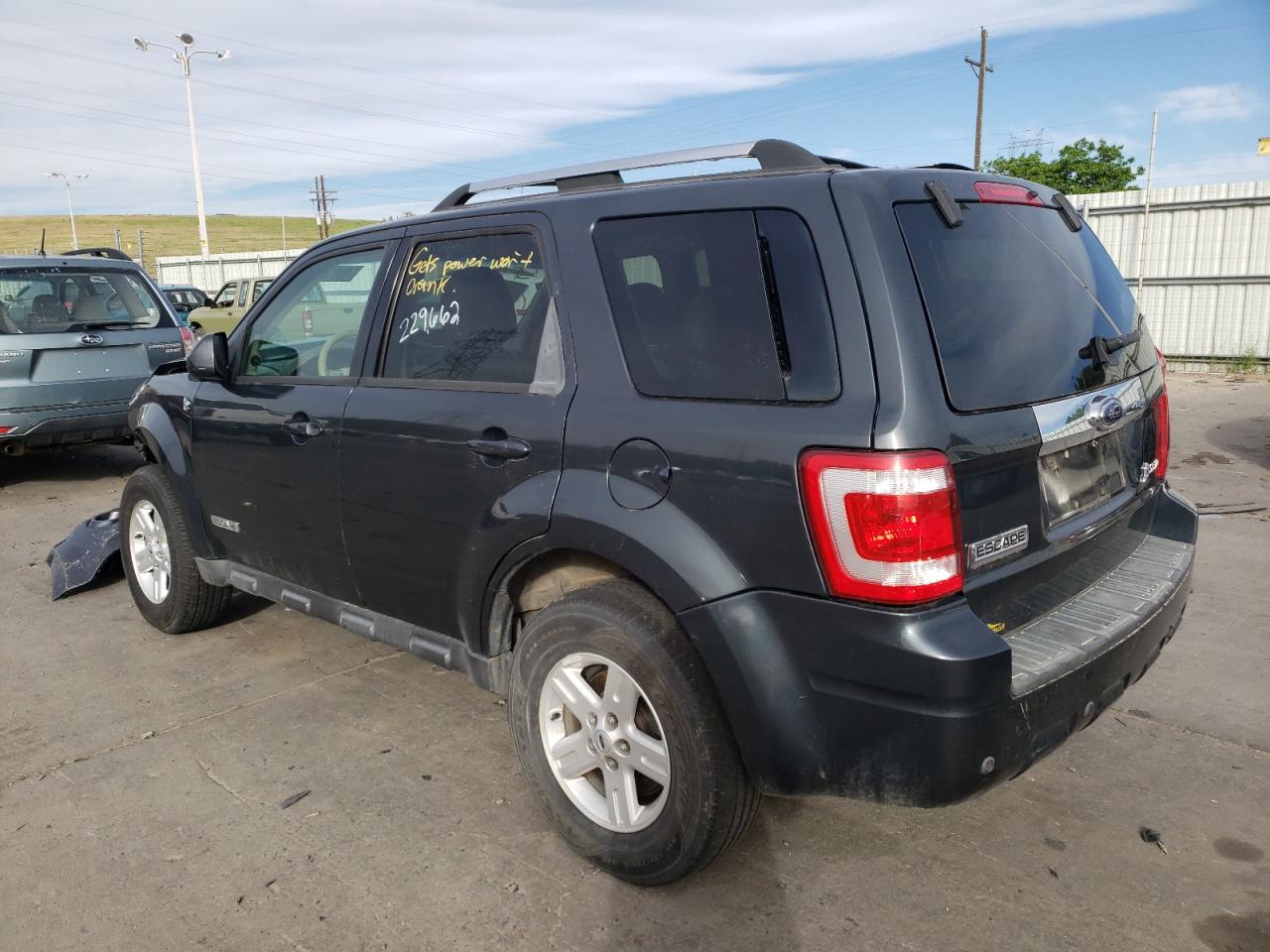 Photo 3 from auction – 2008 FORD ESCAPE HEV with VIN 1FMCU49H48KD56089