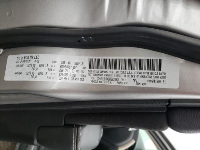 Photo 10 from auction – 2016 JEEP CHEROKEE L with VIN 1C4PJLCBXGW303093