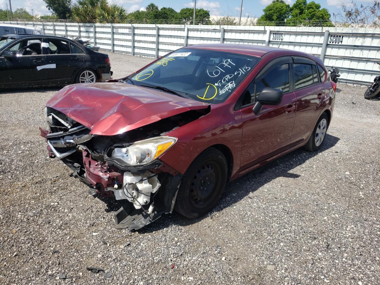 Photo 12 from auction – 2014 SUBARU IMPREZA with VIN JF1GPAA65E8296179