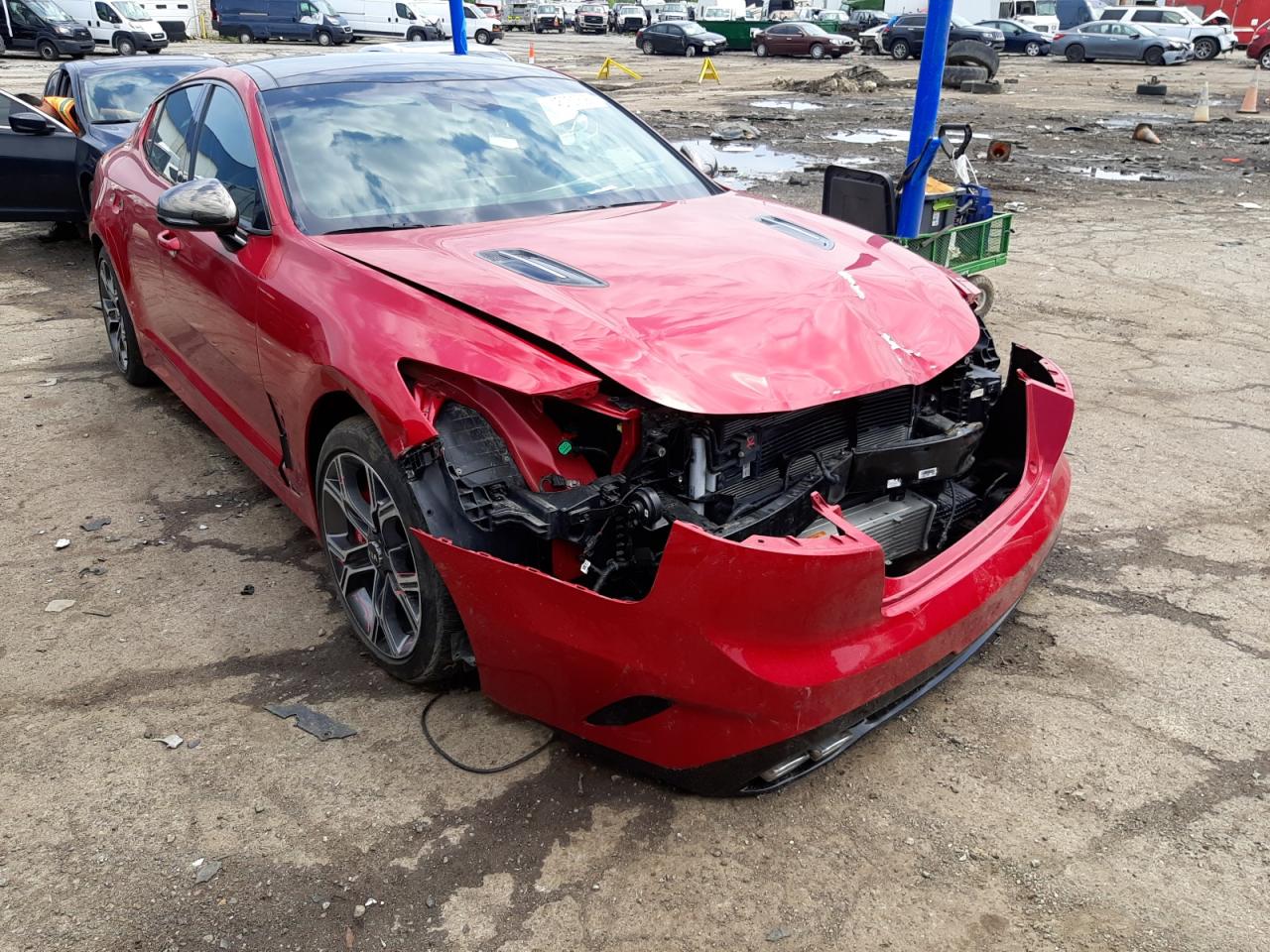 KIA STINGER GT 2018 with VIN KNAE55LC8J6019773 - Photo from auction