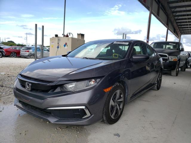 Photo 2 from auction – 2020 HONDA CIVIC LX with VIN 19XFC2F69LE206051