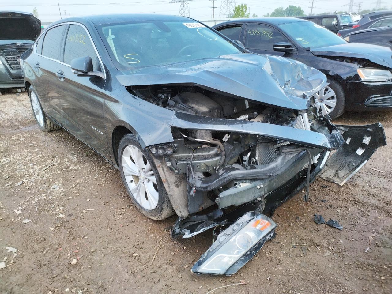 CHEVROLET IMPALA LT 2014 with VIN 1G1115SL8EU129697 - Photo from auction