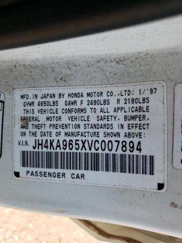 Photo 10 from auction – 1997 ACURA RL with VIN JH4KA965XVC007894