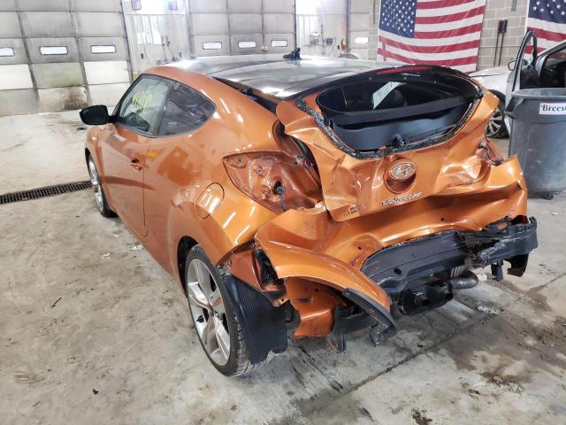 Photo 3 from auction – 2013 HYUNDAI VELOSTER with VIN KMHTC6AD4DU115056