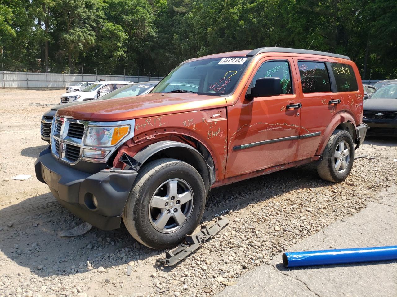 Photo 2 from auction – 2007 DODGE NITRO SXT with VIN 1D8GT28K47W596424