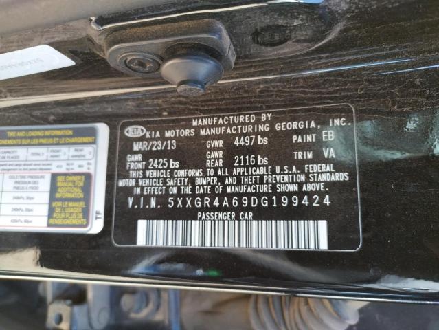 Photo 10 from auction – 2013 KIA OPTIMA SX with VIN 5XXGR4A69DG199424