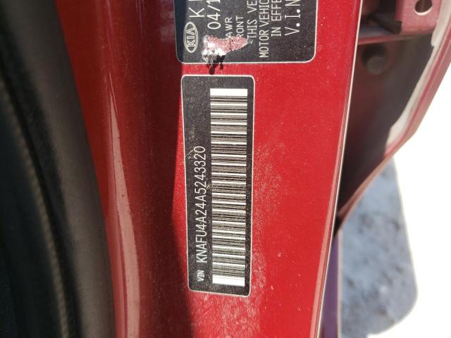 Photo 10 from auction – 2010 KIA FORTE EX with VIN KNAFU4A24A5243320