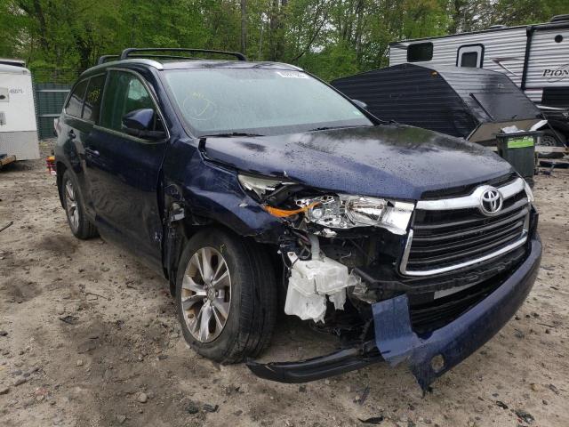 Фото 1 с аукциона – 2014 TOYOTA HIGHLANDER с VIN 5TDJKRFH9ES011177