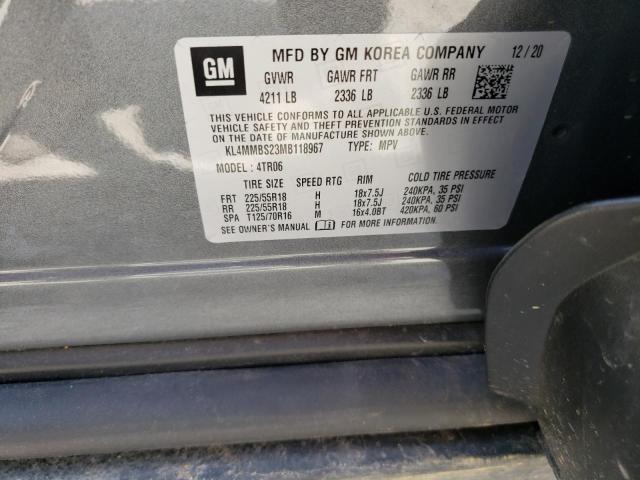 Photo 10 from auction – 2021 BUICK ENCORE GX with VIN KL4MMBS23MB118967