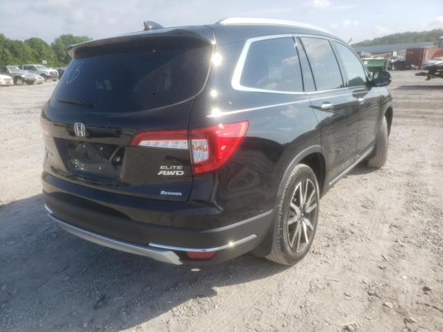 Photo 4 from auction – 2022 HONDA PILOT ELIT with VIN 5FNYF6H03NB026058