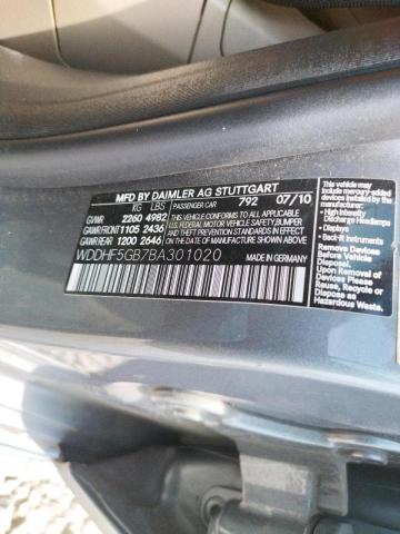 Photo 10 from auction – 2011 MERCEDES-BENZ E 350 with VIN WDDHF5GB7BA301020