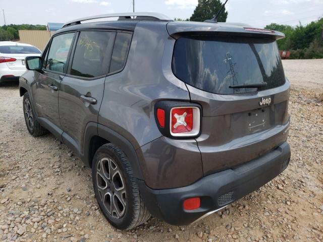 Photo 3 from auction – 2016 JEEP RENEGADE L with VIN ZACCJADT1GPC77975