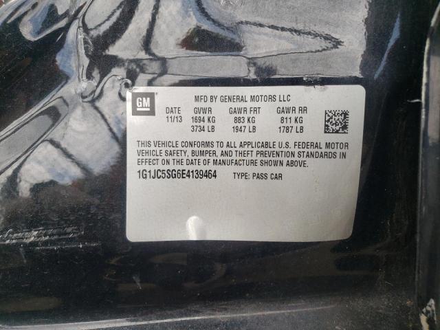 Photo 10 from auction – 2014 CHEVROLET SONIC LT with VIN 1G1JC5SG6E4139464