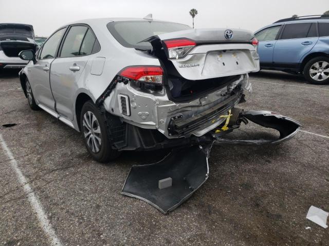 Photo 3 from auction – 2020 TOYOTA COROLLA LE with VIN JTDEBRBE9LJ007007