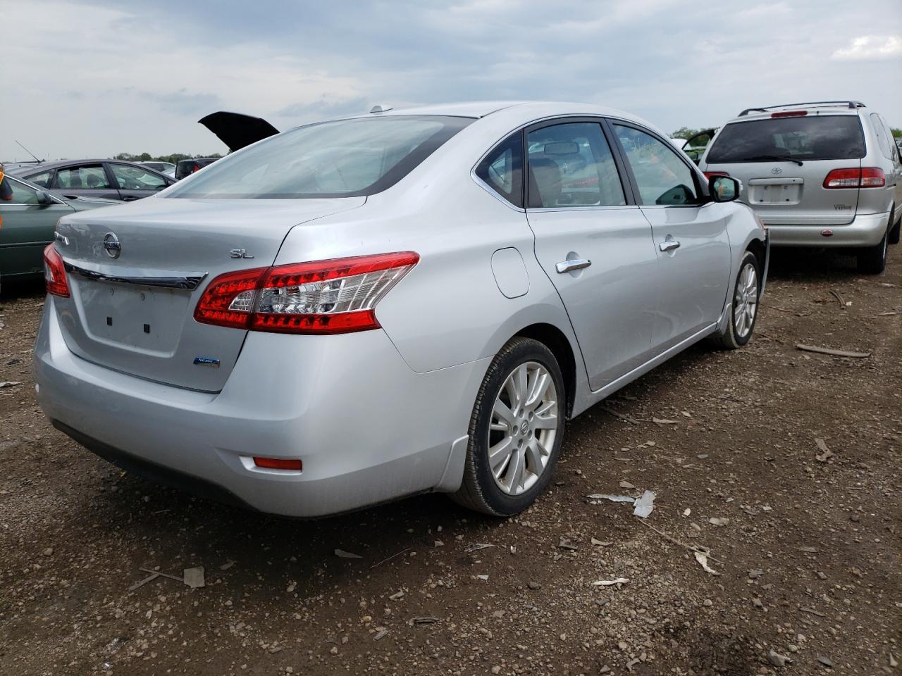 Photo 4 from auction – 2013 NISSAN SENTRA S with VIN 3N1AB7AP3DL717751
