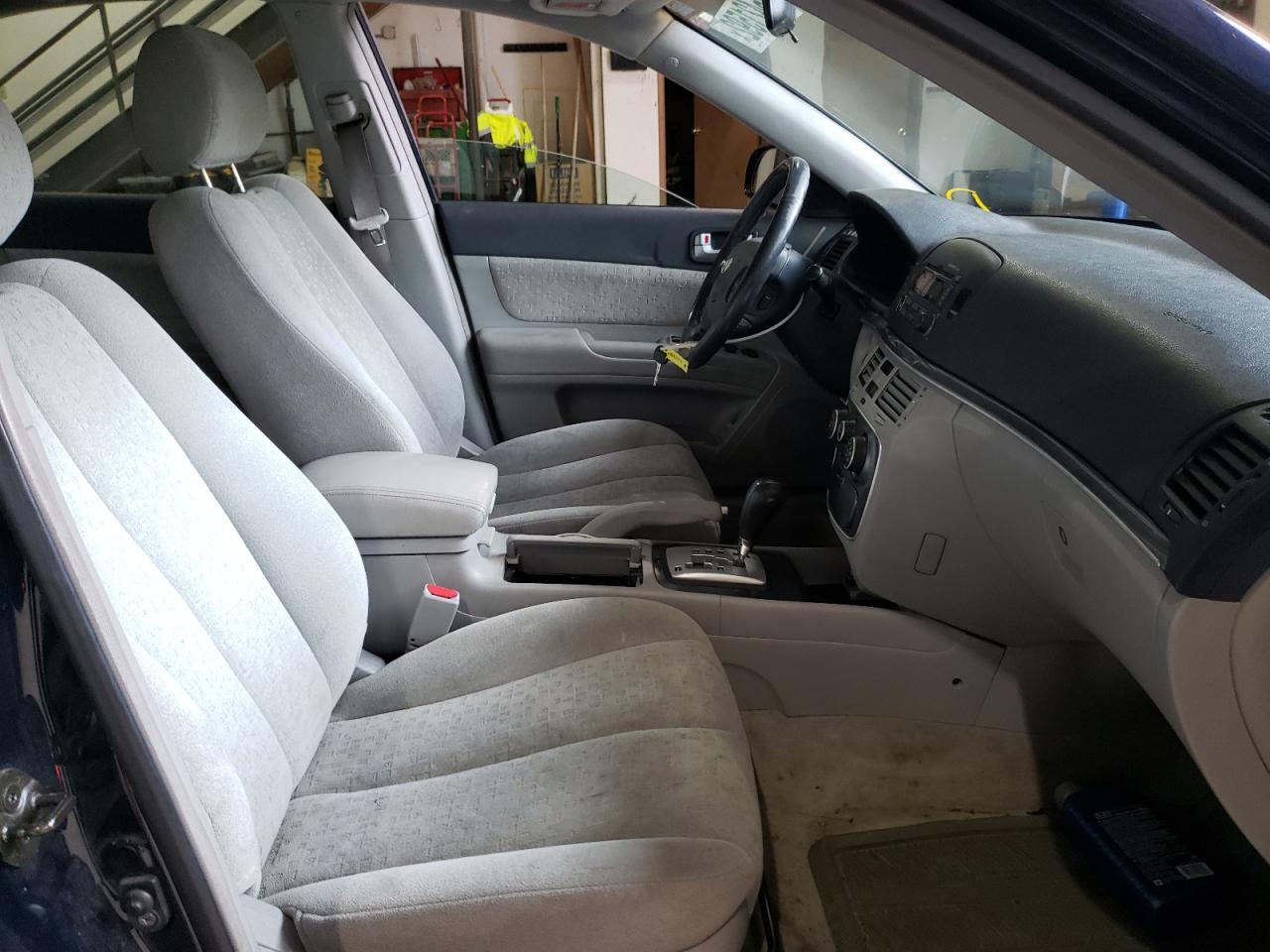 Photo 5 from auction – 2007 HYUNDAI SONATA SE with VIN 5NPEU46FX7H156637