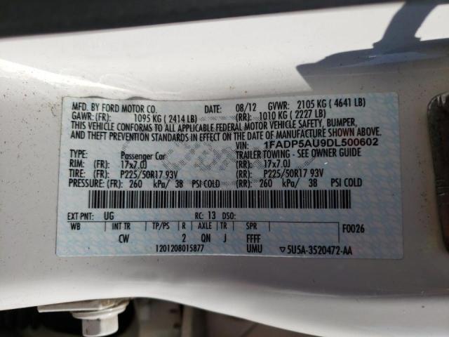 Photo 10 from auction – 2013 FORD C-MAX SE with VIN 1FADP5AU9DL500602