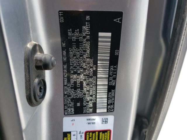 Photo 10 from auction – 2011 TOYOTA SIENNA XLE with VIN 5TDYK3DC6BS138550