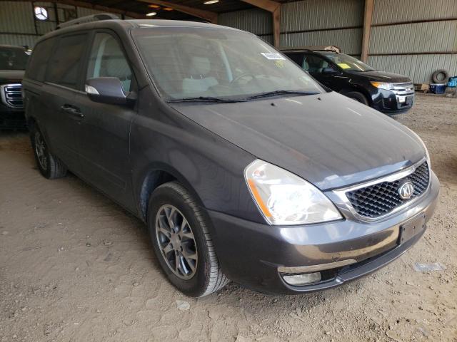 KIA SEDONA LX 2014 with VIN KNDMG4C7XE6574526 - Photo from auction