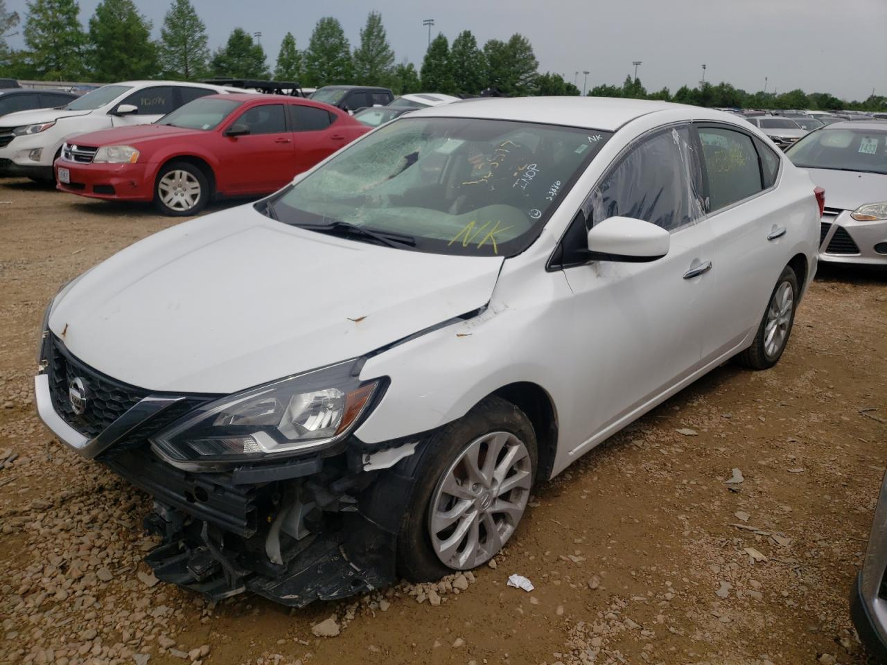 Photo 2 from auction – 2019 NISSAN SENTRA S with VIN 3N1AB7AP1KY315744