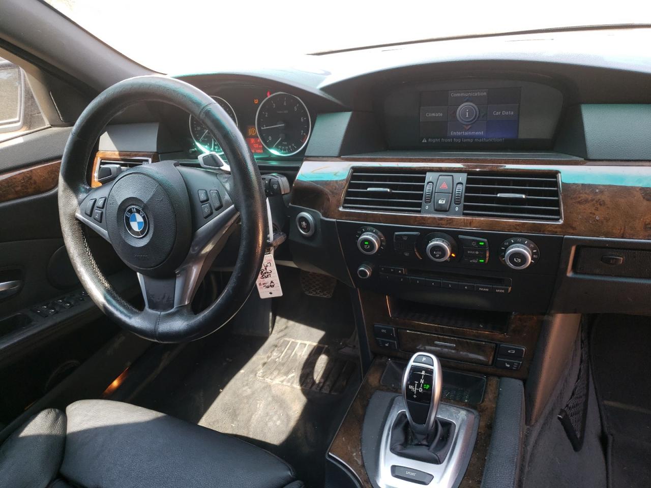 Photo 9 from auction – 2008 BMW 535 I with VIN WBANW13568CZ77295
