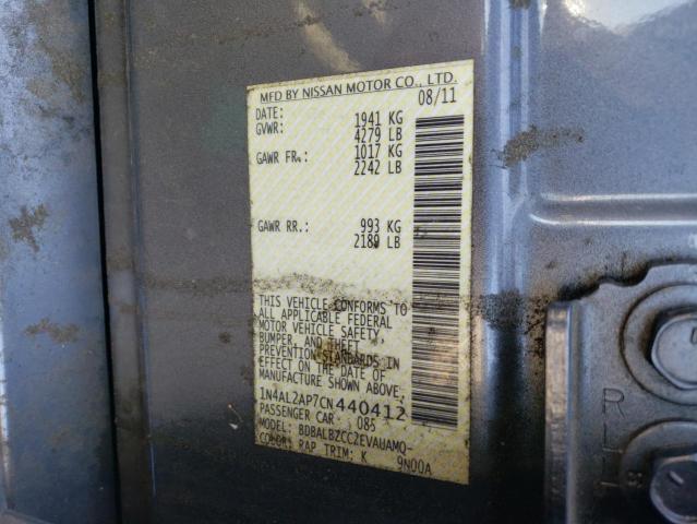 Foto 10 de la subasta – 2012 NISSAN ALTIMA BAS con VIN 1N4AL2AP7CN440412