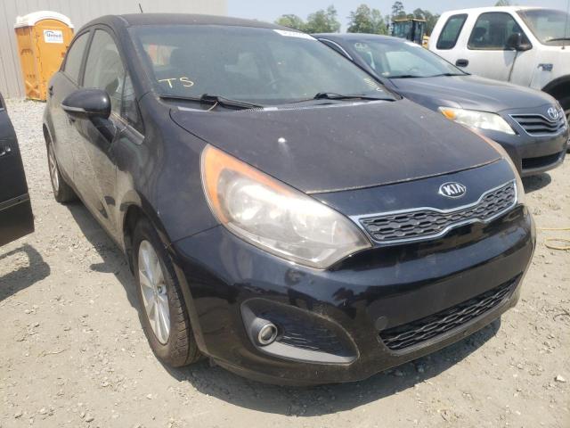 KIA RIO EX 2014 with VIN KNADN5A38E6387262 - Photo from auction