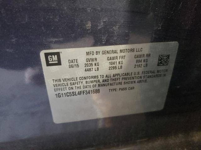 Photo 10 from auction – 2015 CHEVROLET MALIBU 1LT with VIN 1G11C5SL4FF341688