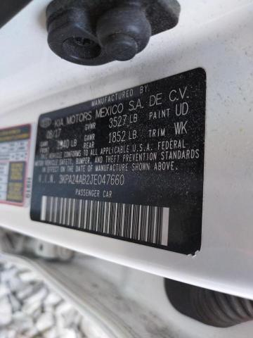 Photo 10 from auction – 2018 KIA RIO LX with VIN 3KPA24AB2JE047660