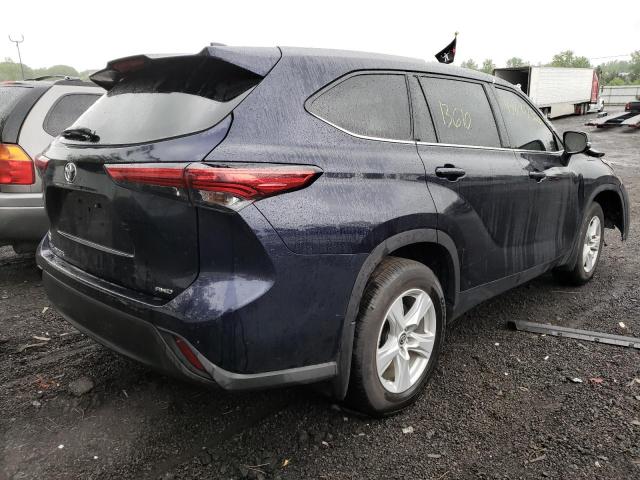 Photo 4 from auction – 2021 TOYOTA HIGHLANDER with VIN 5TDCZRBH1MS133654