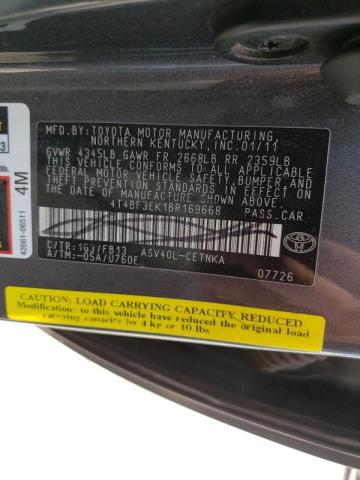 Photo 10 from auction – 2011 TOYOTA CAMRY BASE with VIN 4T4BF3EK1BR169668