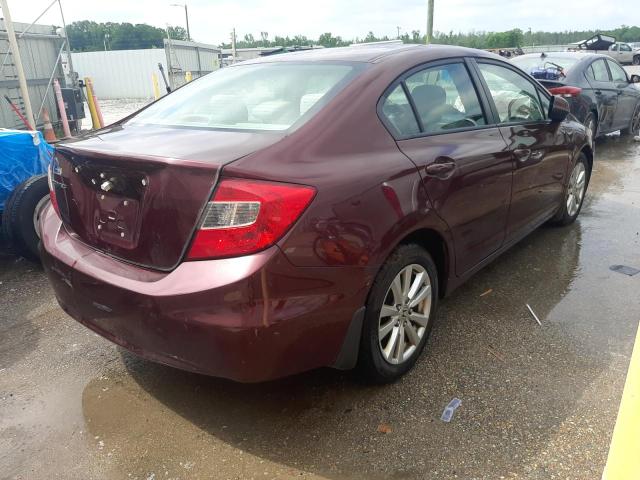 Photo 4 from auction – 2012 HONDA CIVIC EX with VIN 19XFB2F8XCE003951